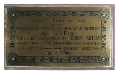 Photo of Anne Bartram Memorial