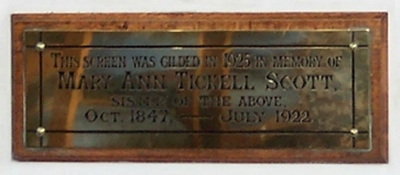 Photo of Mary Ann Tickell Scott Memorial