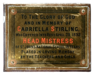 Photo of Gabriella Stirling Memorial
