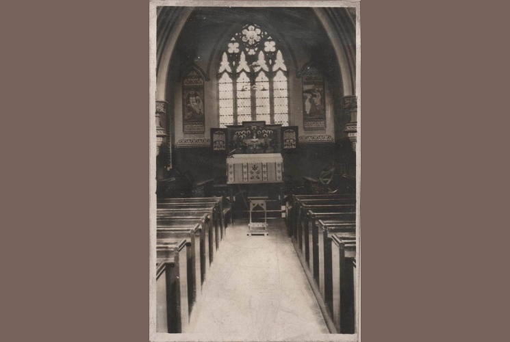 'Christ Church Stratford E 15' 'Taken by E Whipher 1925'